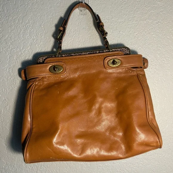Talbots Tan Genuine Leather Shoulder Bag 💼 - Picture 2 of 4